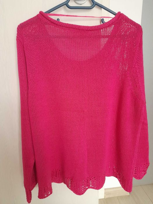 Pulover dama roz fucsia