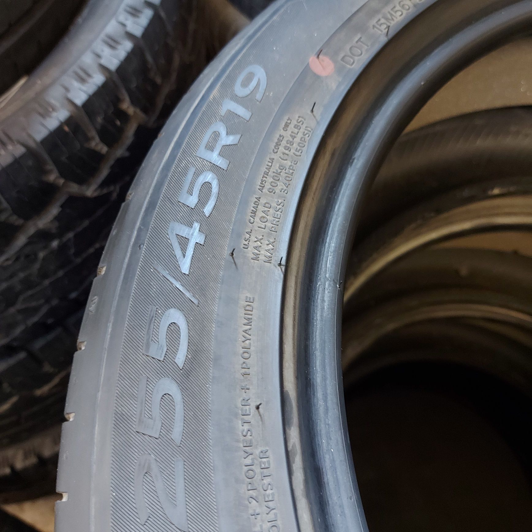 255/45/19"Hankook 4бр.гуми. Дот2022