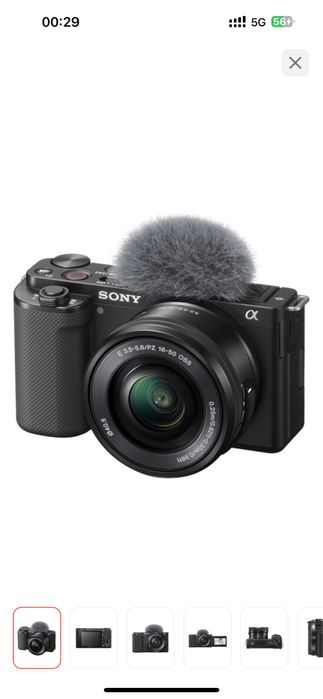 Sony zve10 фотоаппарат
