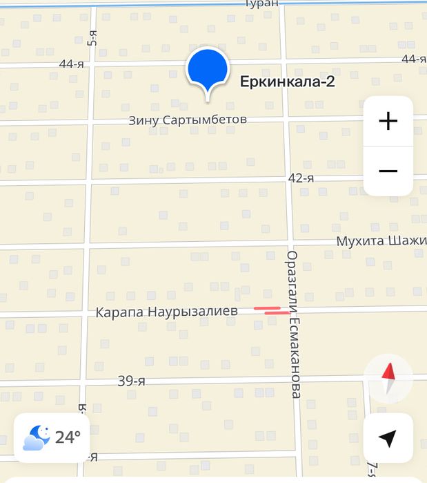 Земельный участок Еркинкала