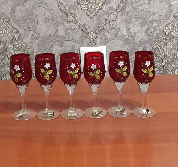 Рюмки Богемия .Чехославакия