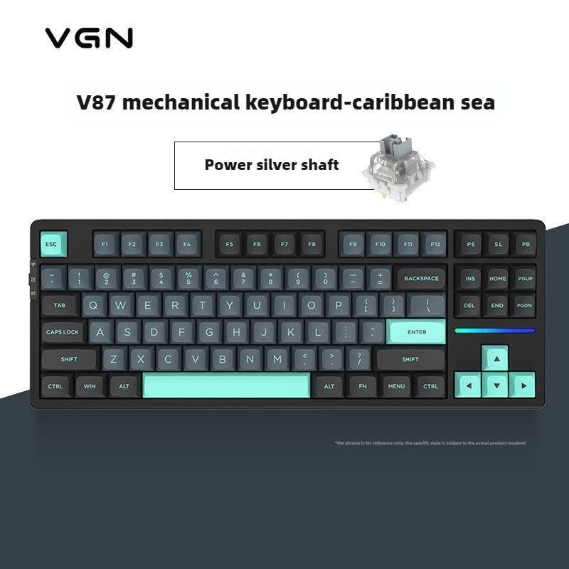 [Клавиатура] VGN Проводной USB-A, Bluetooth 5.1,безпроводной 2.4 ггц