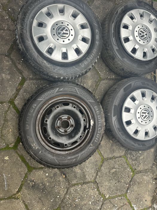 5х100 R14 175/70 14 джанти с зимни гуми Vw polo Seat audi
