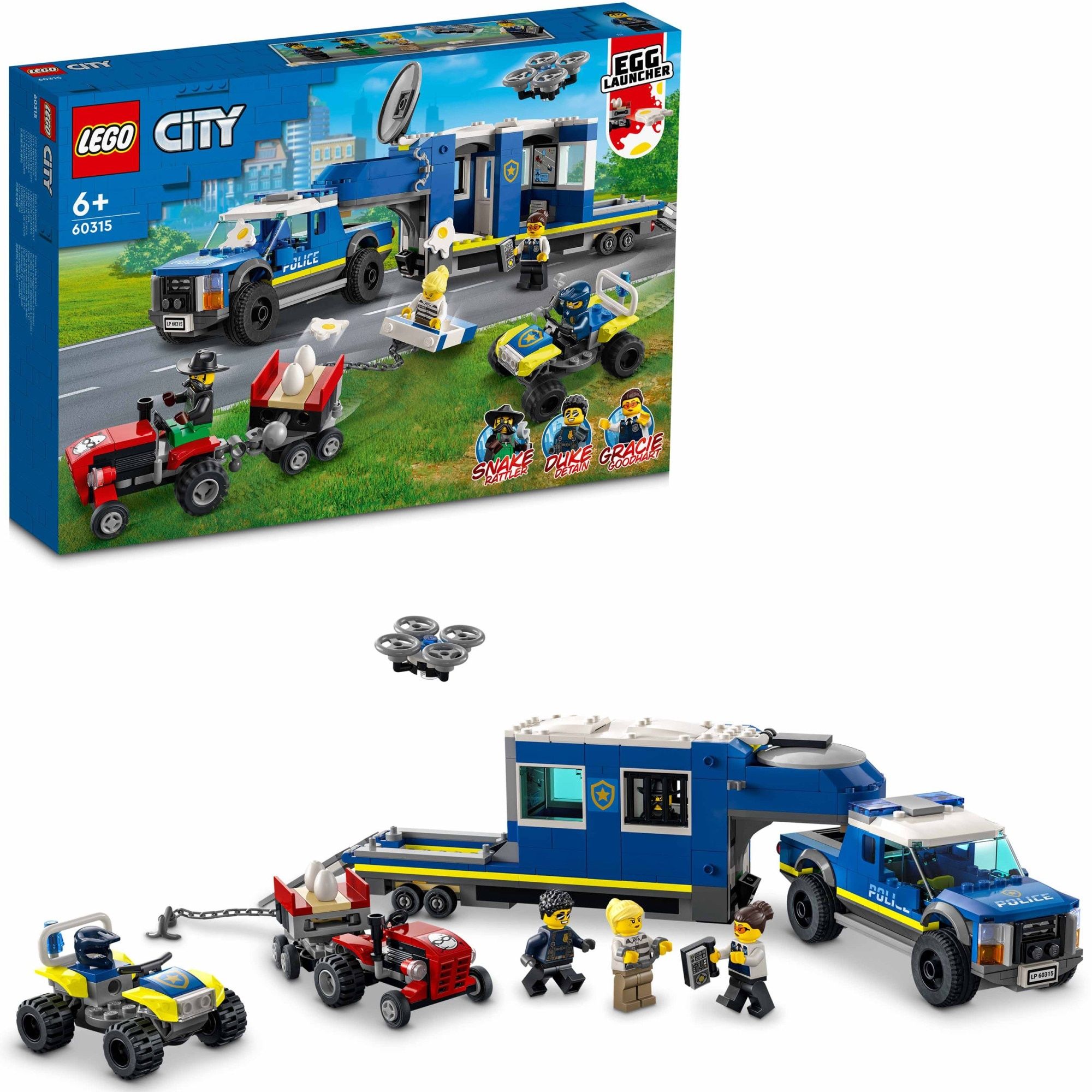 LEGO® City - Masina Centru de comanda mobil al politiei 60315, 436 pc