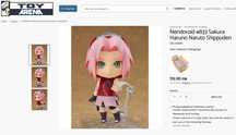 Аниме фигурка Sakura Haruno #833 Nendoroid Naruto  Сакура  Наруто