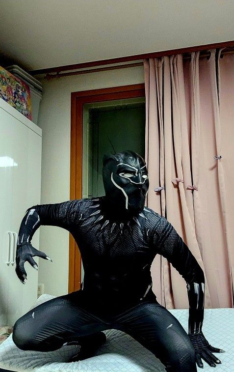 Costume Cosplay Black Panther pentru Halloween, evenimente, petreceri