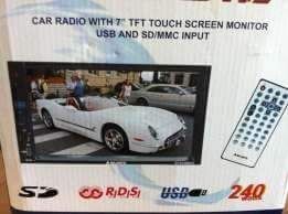 Dvd2din,4x60w,mp4,touchscreen,usb+sina fixare+telecomanda3lunigarantie