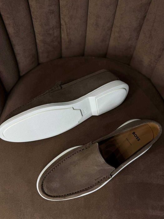 Boss мужские замшевые лоферы РАЗМЕР 45