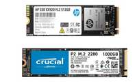SSD 512GB HP M.2 PCIe 3.1 x4 NVMe, 1TB Crucial P2 nou sigilat