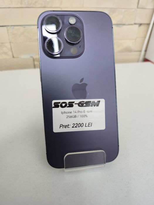 Iphone 14 Pro E-sim 256GB / 100%