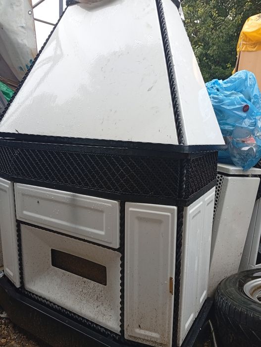 Convector pe gaz la coșul de fum