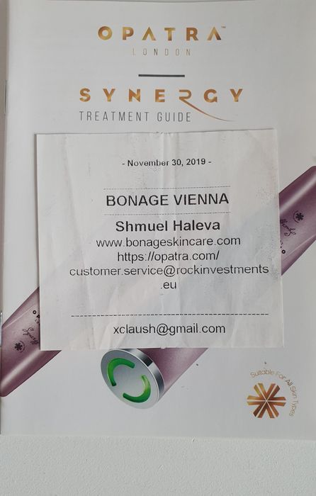 OPATRA Synergy Face - aparat tratament facial - anti aging