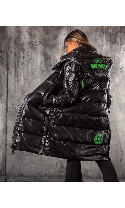 Дамско дълго яке с качулка