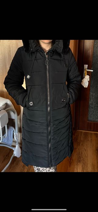 Зимно дълго яке с пух