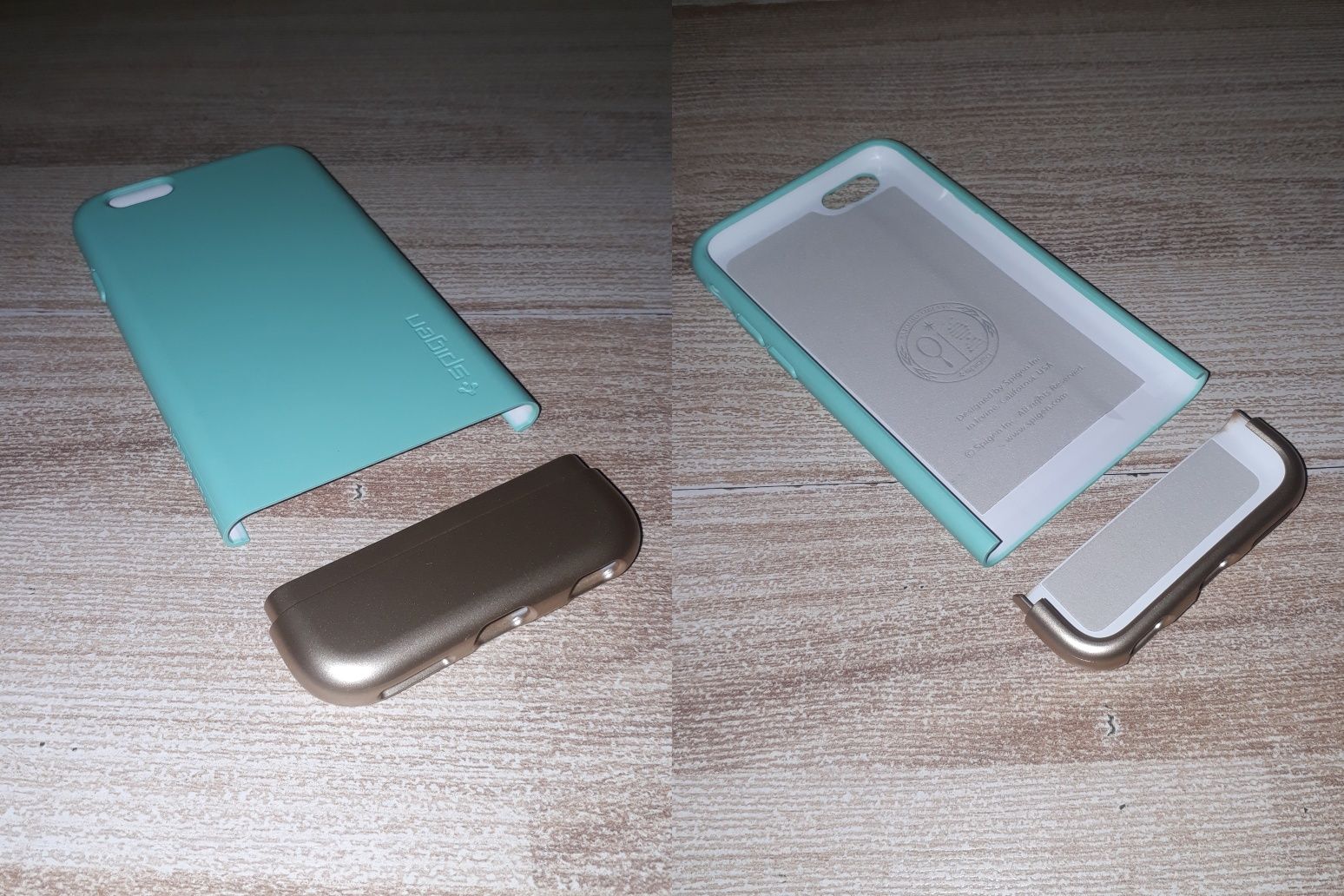 Husă protecție Spigen pentru iPhone 6/6s (Mint color) SIGILAT