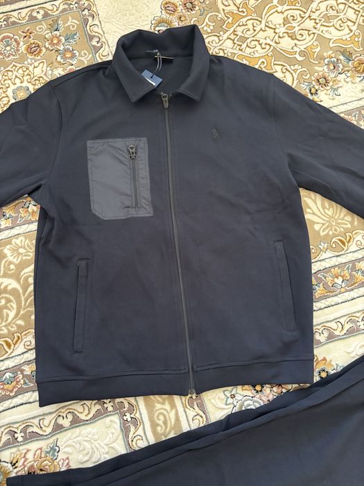 Спортивний.  Костюм.  Темно синий.  3хл.  Размер