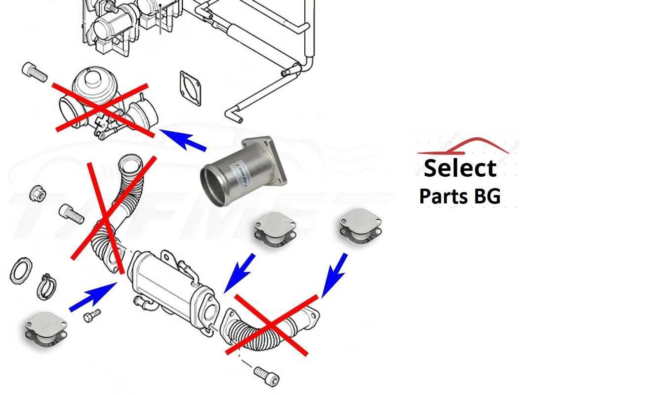 ЕГР EGR Delete Racepipe Race pipe ЕГР заместител Land Rover 2.5 D TD5