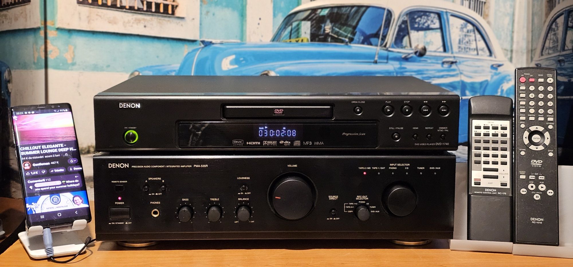 Amplificator statie Denon PMA 535 sau cd dvd player Denon DVD 1740