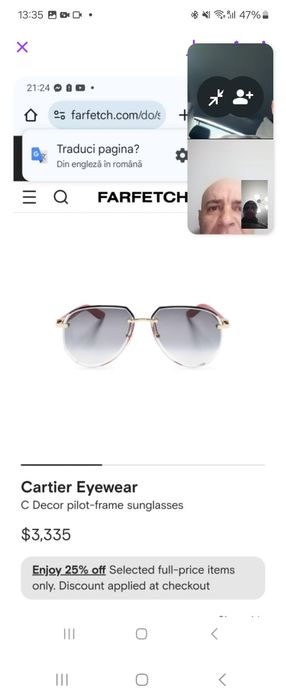 Ochelari de soare Cartier Eyewear