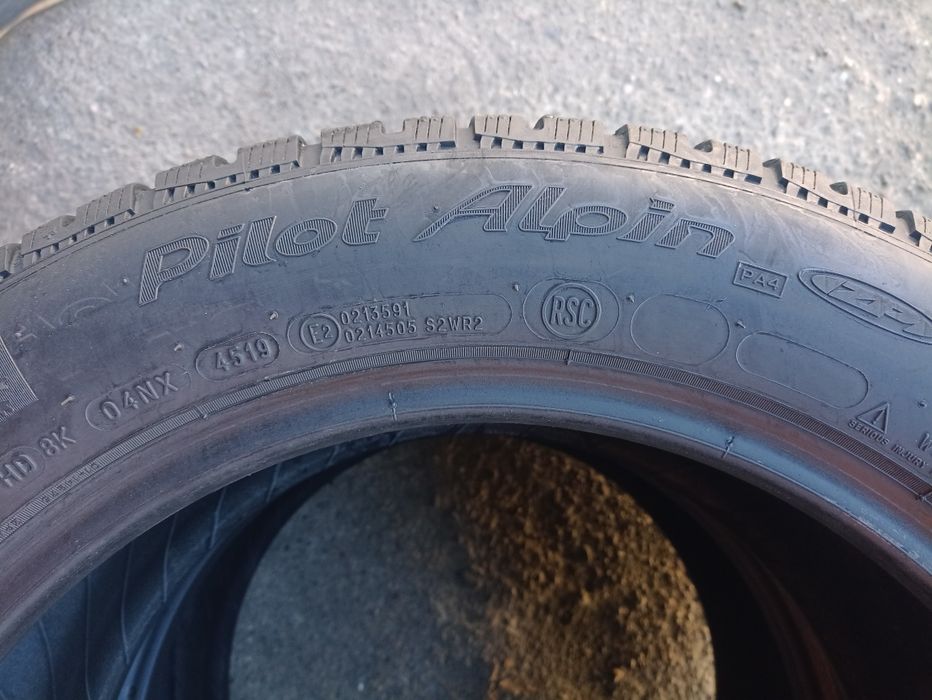 4 anvelope de iarna RunFlat Michelin 225/55 R17 dot 4519