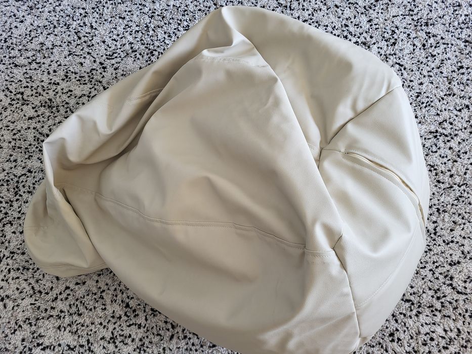 Fotoliu Puf BEAN BAGS, tip para, cu maner, piele ecologica,