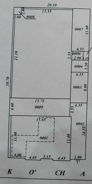 Дом 5 комнат на участке 8 соток недалеко от центра Кибрая