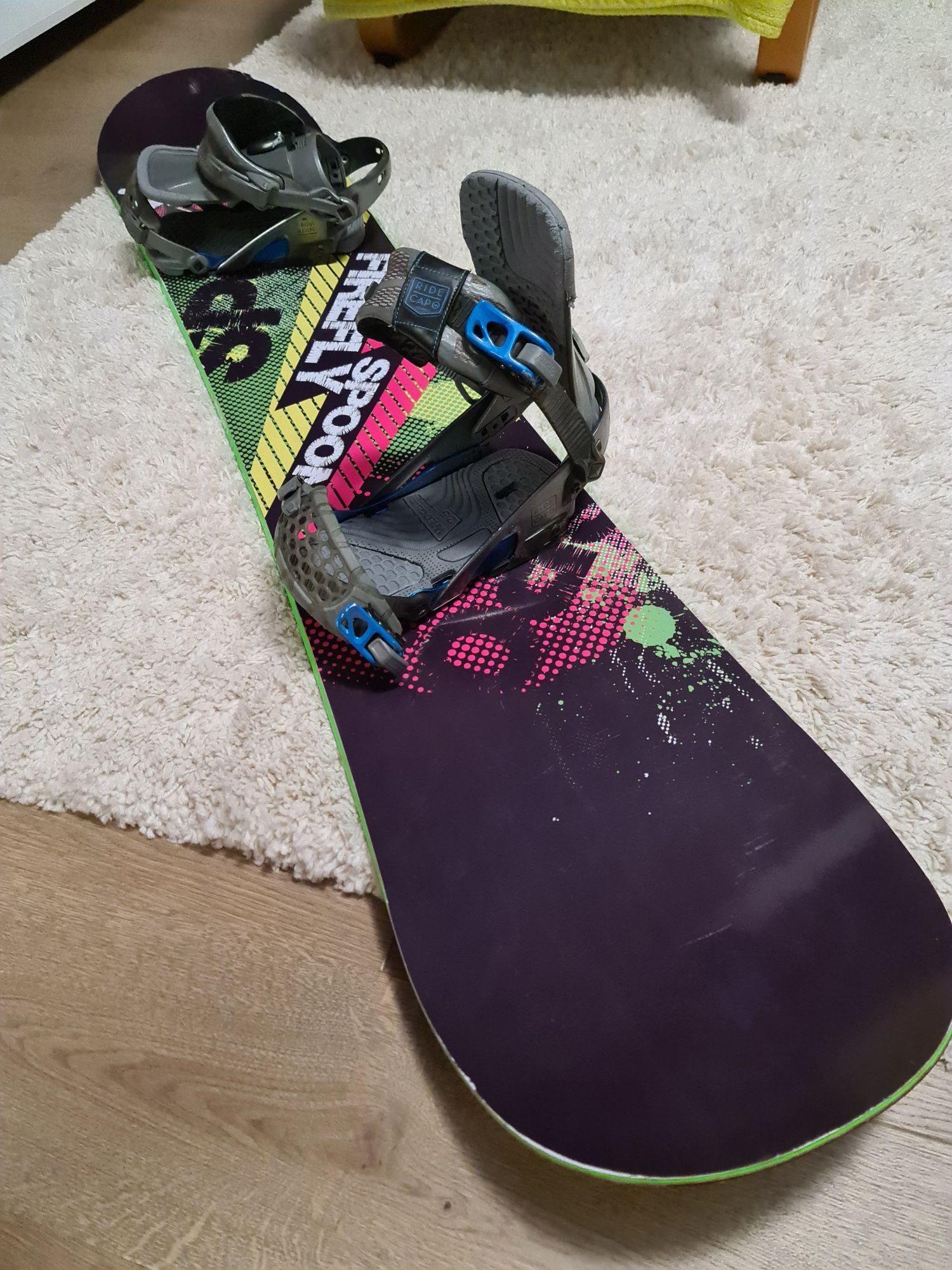 Snowboard Дъска FireFly 159 см , Обувки Deeluxe и Апара