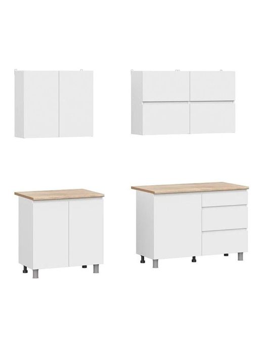 Кухня новая белый цвет