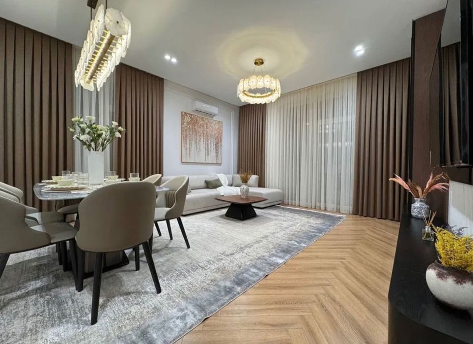 Ойбек новастройка дд/ 4 комнатная/ Авторский дизайн/ Премиум комплекс