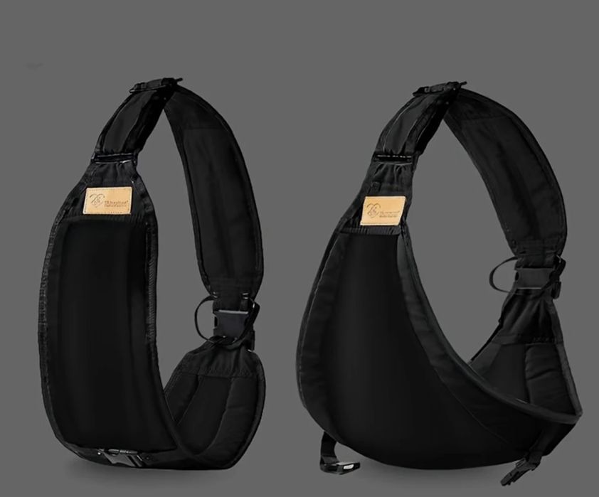 Слинг за бебе черен