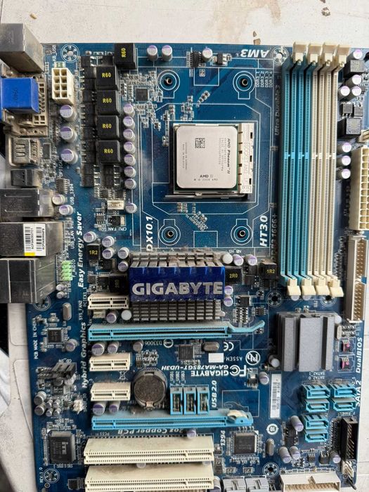 placa baza am3+procesor amd phenom+ram ddr3 +cooler zalman