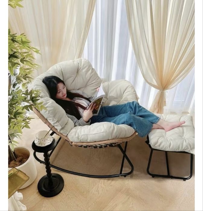 Продам кресло качалку вместе со стулом для ног