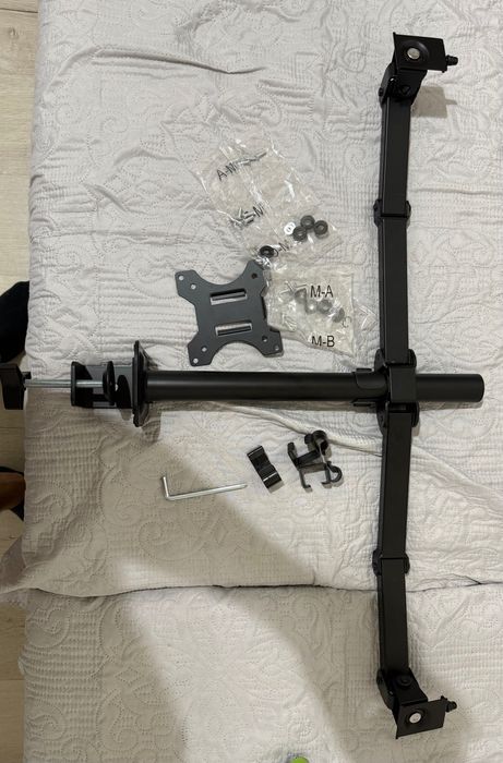 Suport dual monitor 27” nou si accesorii