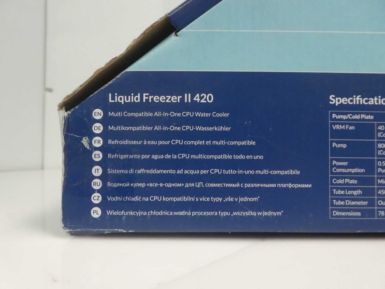 Новое Водяное охлаждение ARCTIC Liquid Freezer II 420  Multi