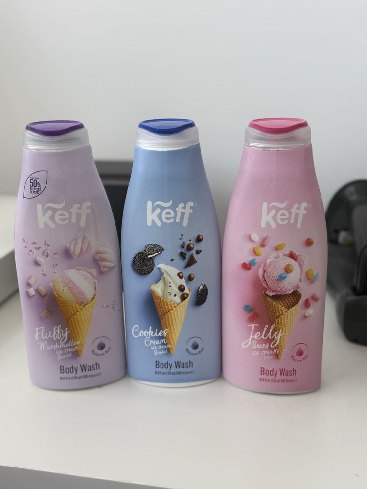 Set 3 geluri de dus keff