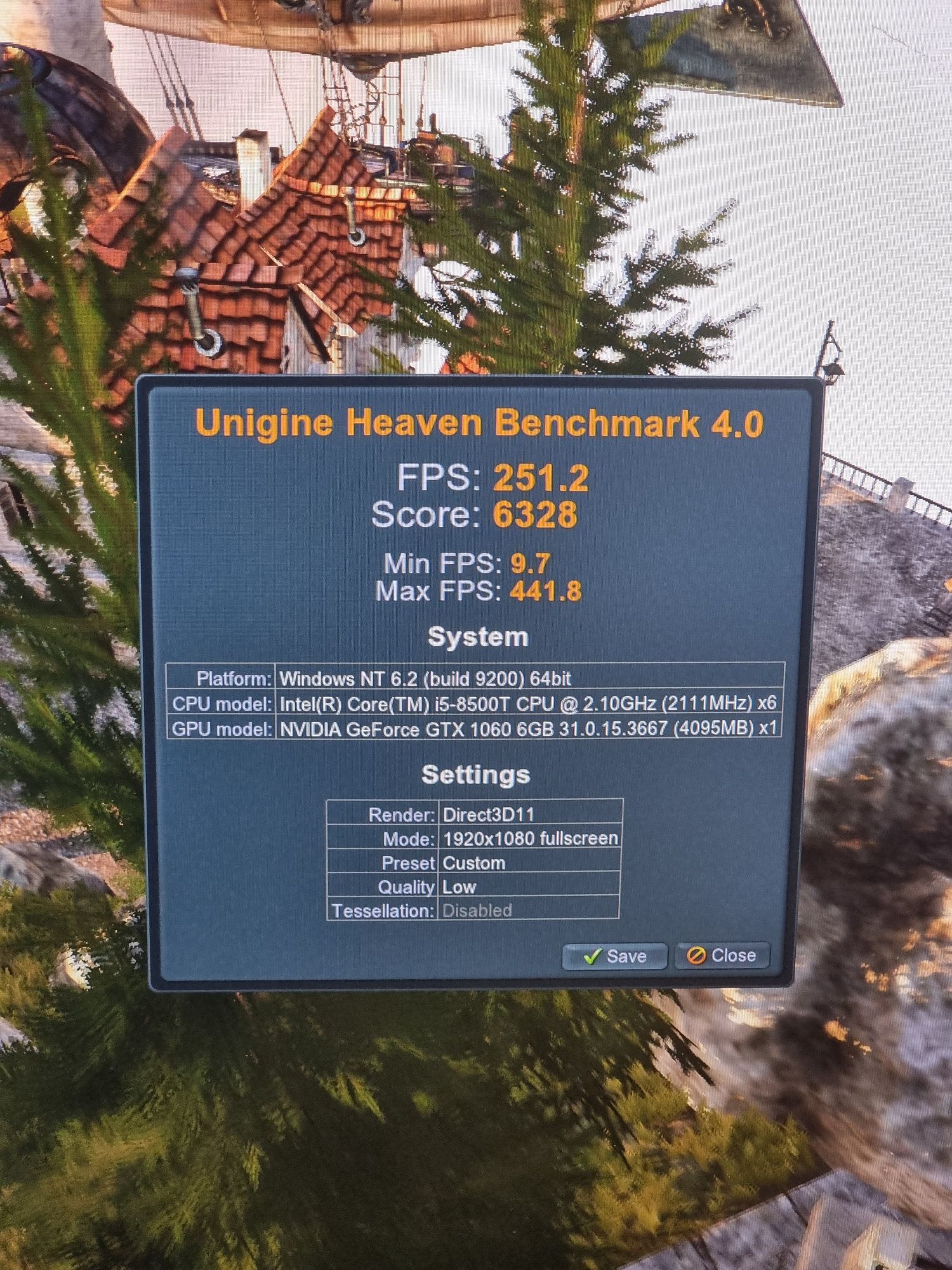 Геймърски Компютър/I5 8500/16GB RAM/SSD-256GB+500GB/GTX 1060 6GB