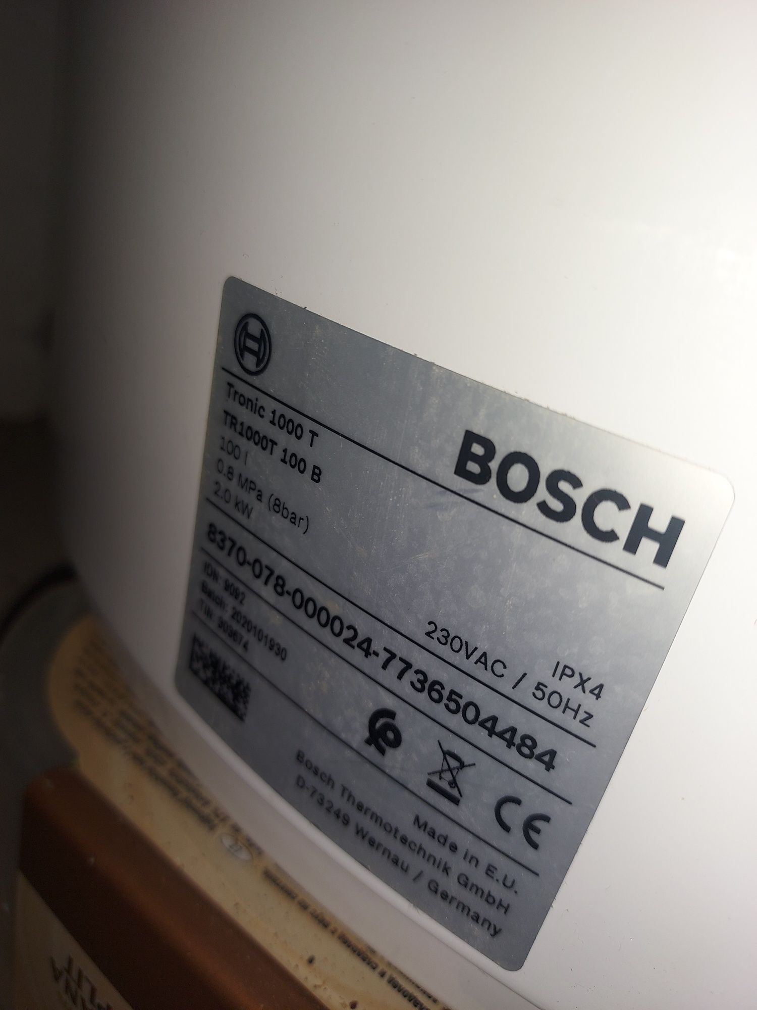 Boiler Bosch 100 Litri