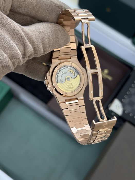Patek Philippe Nautilus Gold Blue Dial