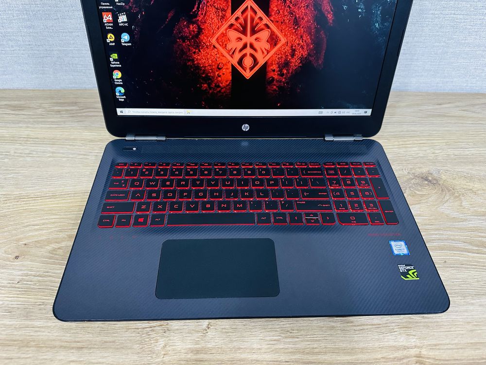 HP OMEN Core i7-8 Ядерный+GTX1050Ti Для любых работ, Игр, Графики
