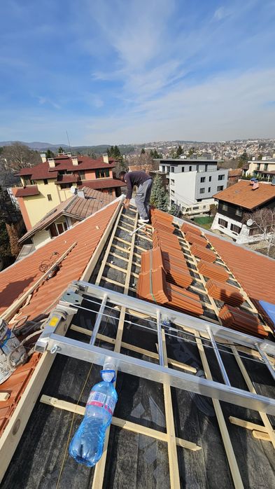 Ремонт на покриви, Хидроизолация,Тенекеджийски услуги,Частични ремонти