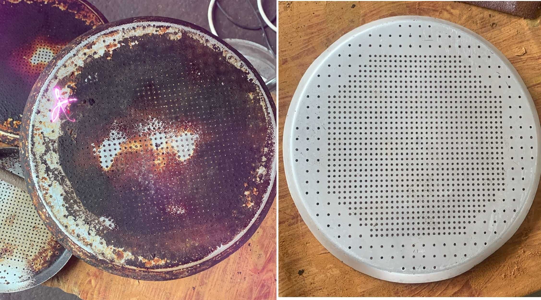 Sablare, curatare cu laser si vopsire, deplasare in tara la client.
