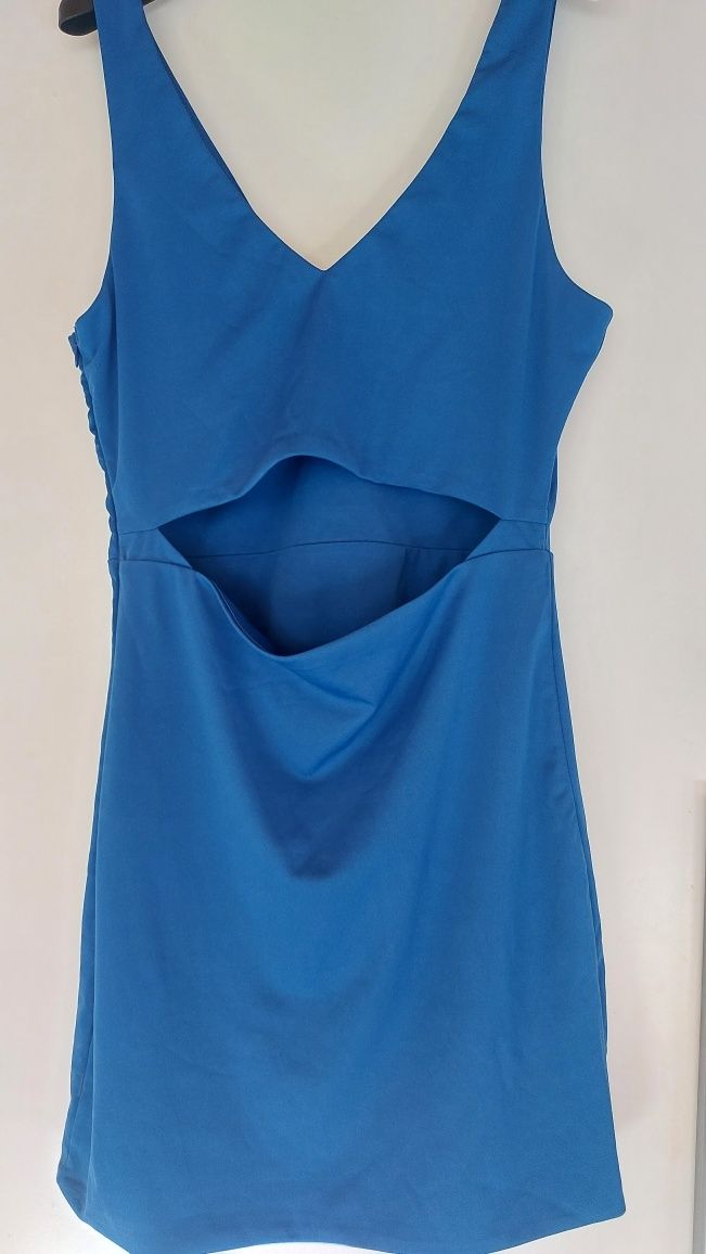 Къса синя рокля и Ризи по 17 лв H&M
