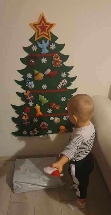 Brad din fetru pentru copii