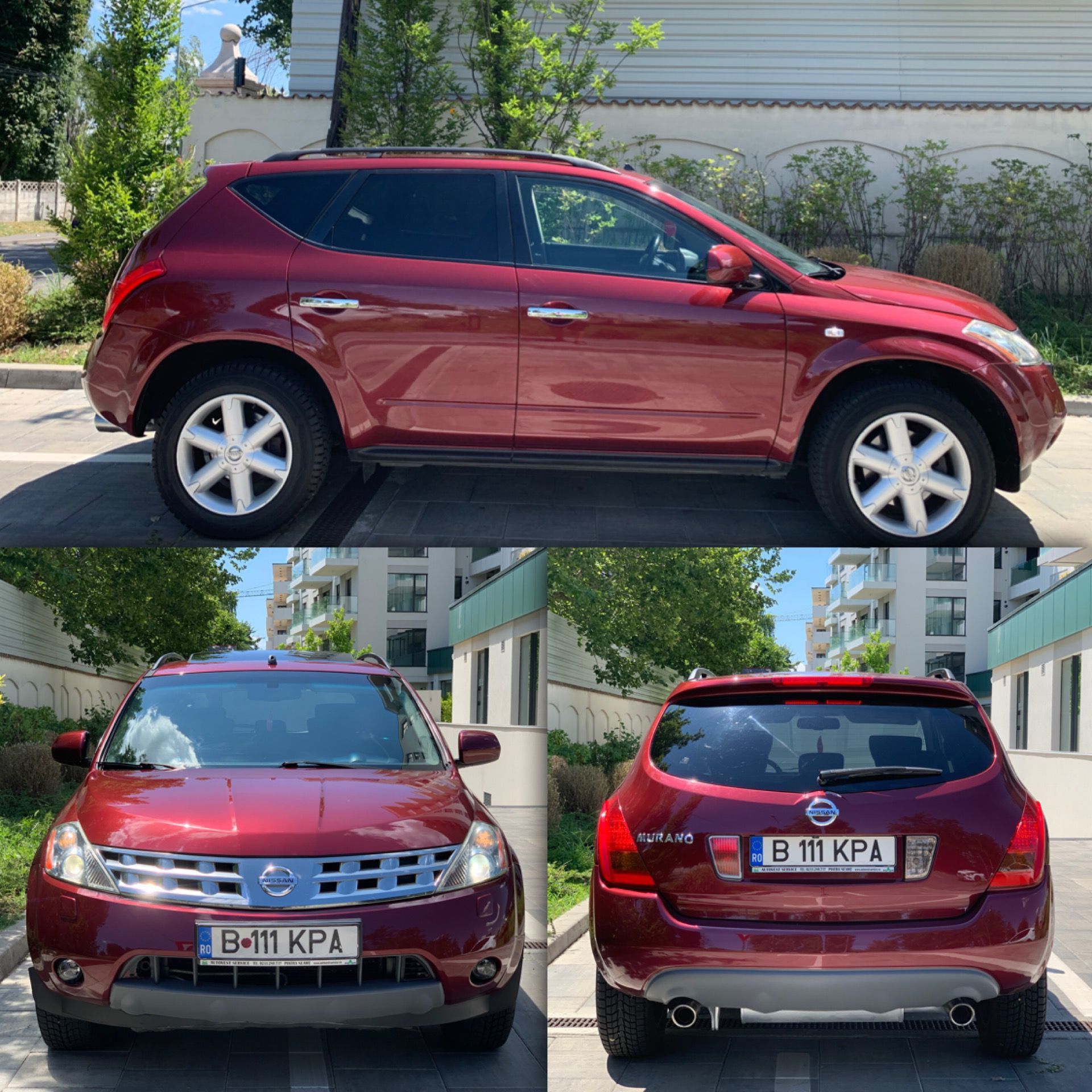 NISSAN MURANO S fab 2008 km 99900 mot.3.5 benzina v6 245 CP revizi la