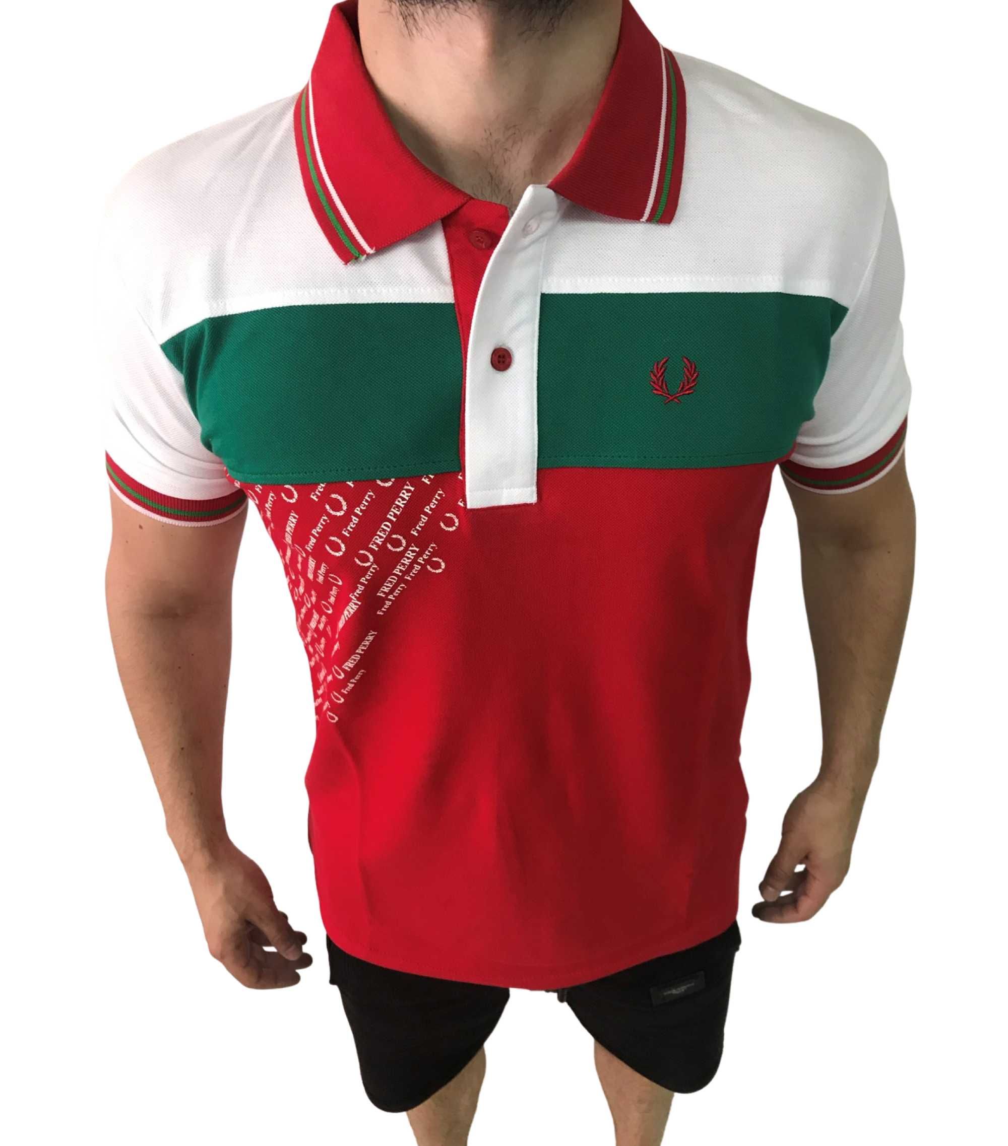 Мъжки тениски Fred Perry Polo Tre Colore !!!