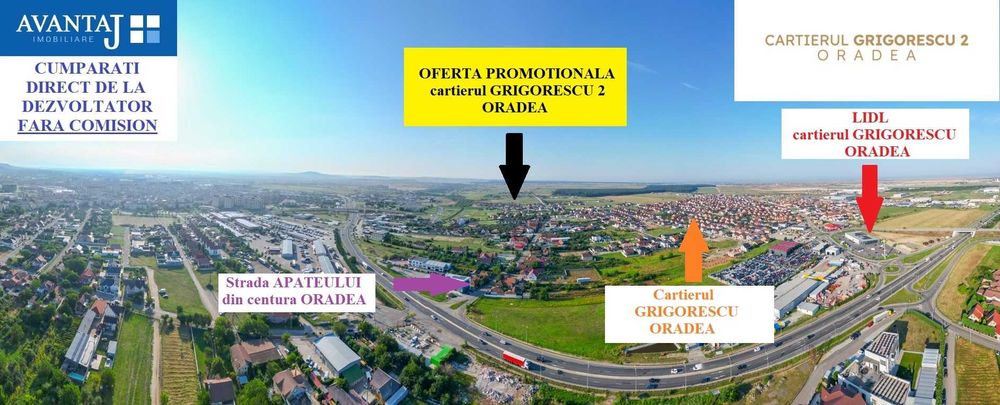 OFERTĂ PROMOȚIE în cartierul GRIGORESCU 2 Oradea la 40 000 EUR