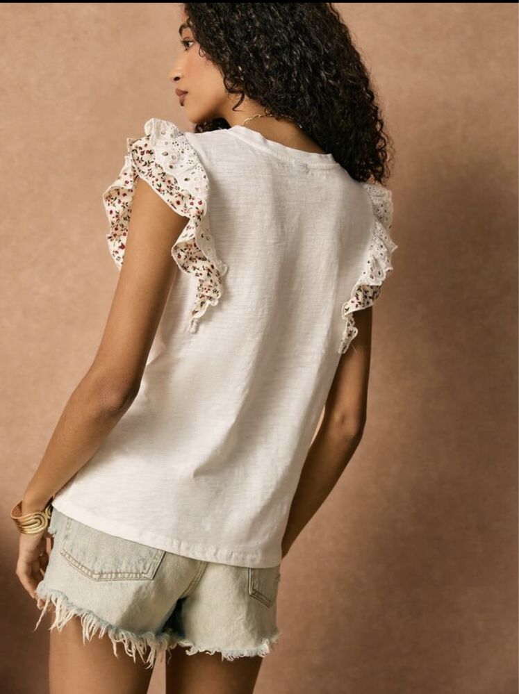 Shein дамска блуза с ефектни ръкави