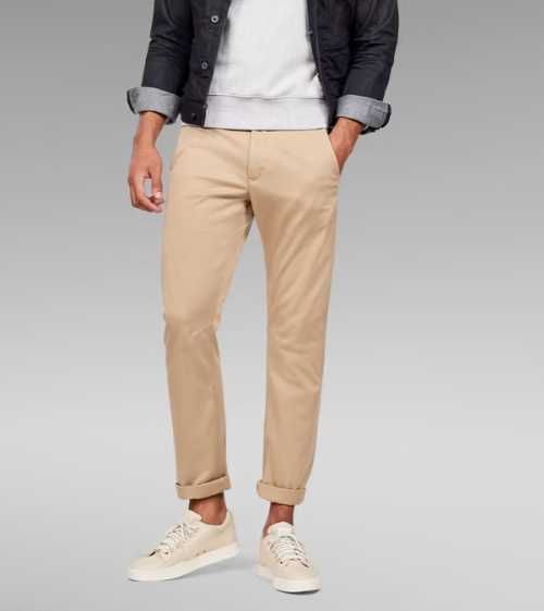 G-STAR VETAR SLIM CHINO pantaloni barbati W31 L30. Talie 42cm