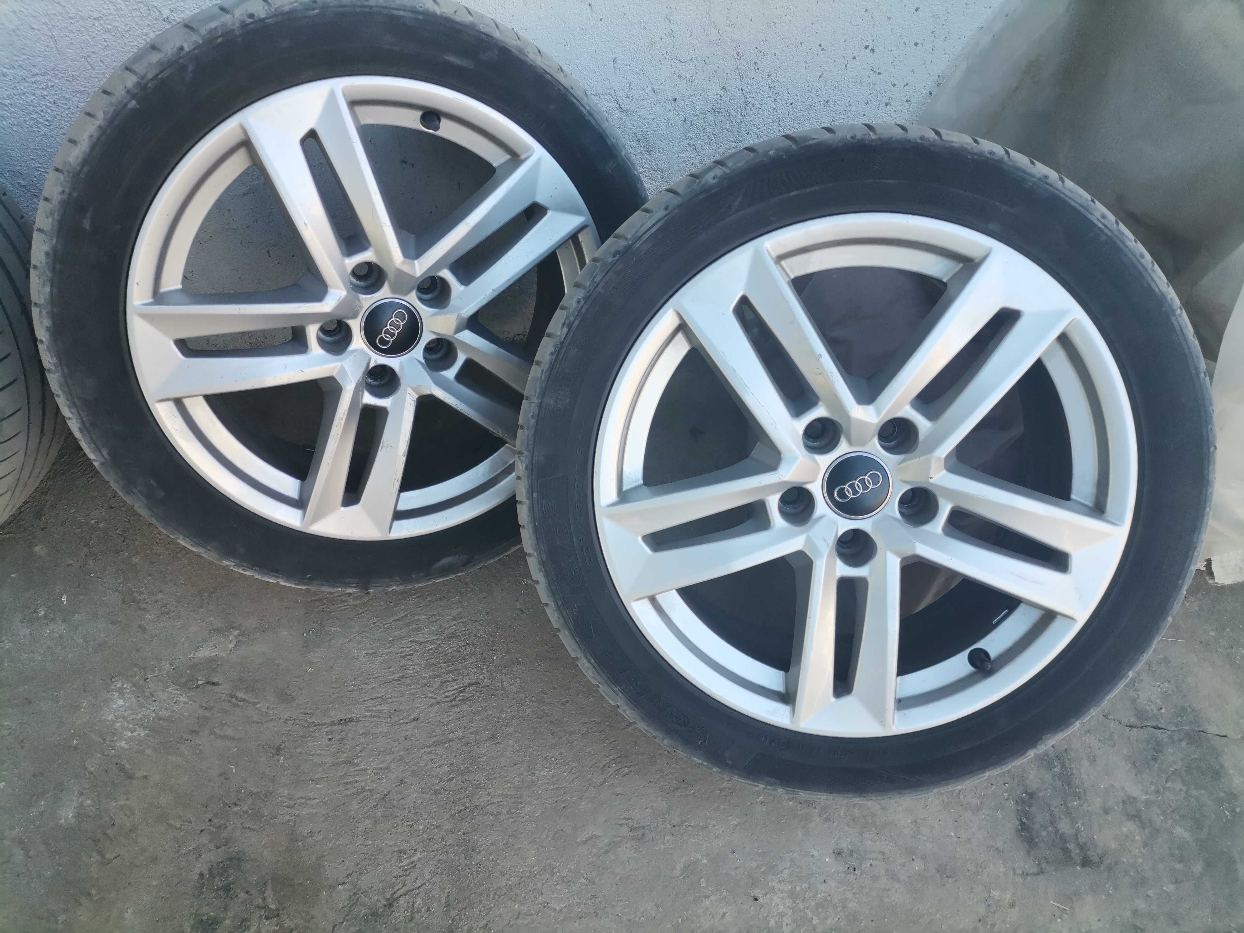 Лети джанти за Audi 17ки с летни гуми