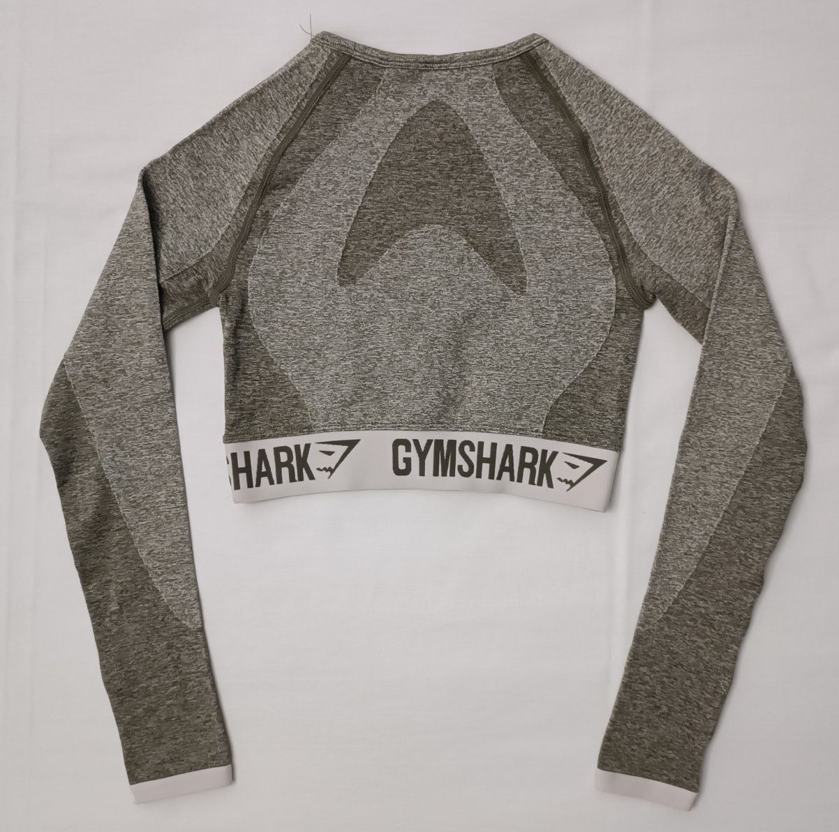 Gymshark Seamless Cropped Long Sleeve Top оригинална блуза XS спорт